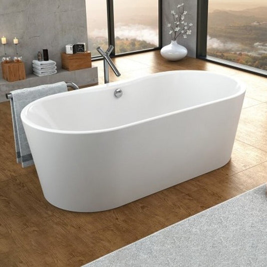 Kolpasan Comodo White Freestanding Bathtub 185x90 cm