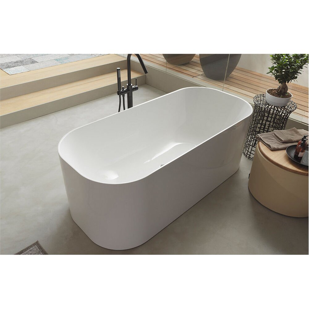 Kolpasan Pandora-FS White Freestanding Bathtub 173x68 cm