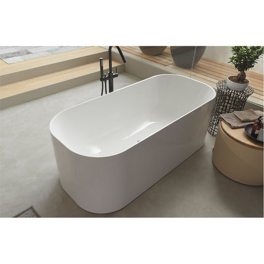 Kolpasan Pandora-FS White Freestanding Bathtub 173x68 cm
