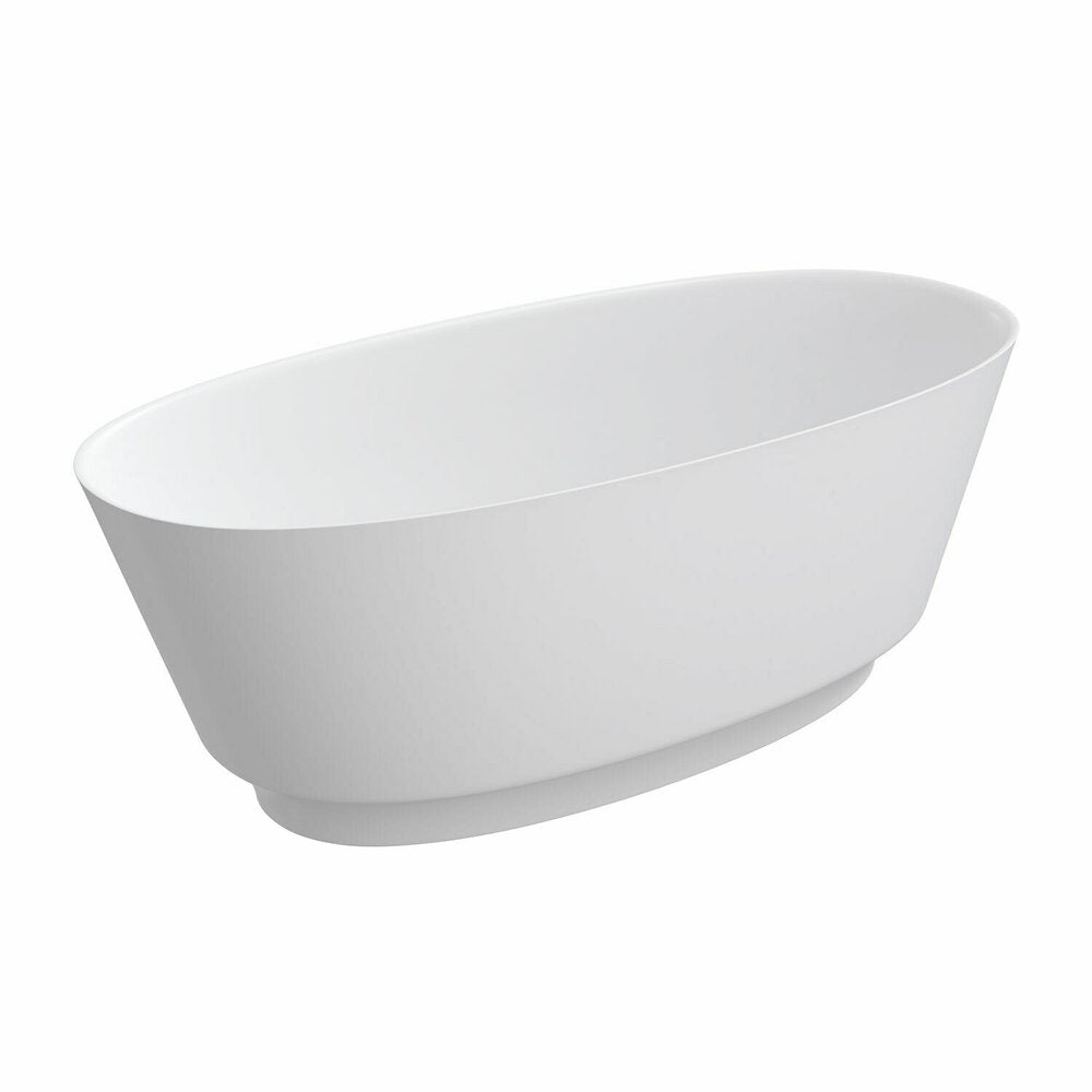 Freestanding Bathtub Omnires Neo M+ Matte White 158x72 cm