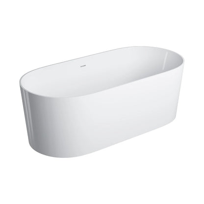 Вана freestanding Omnires Ovo M+ композит бял лъскав 160x75 см