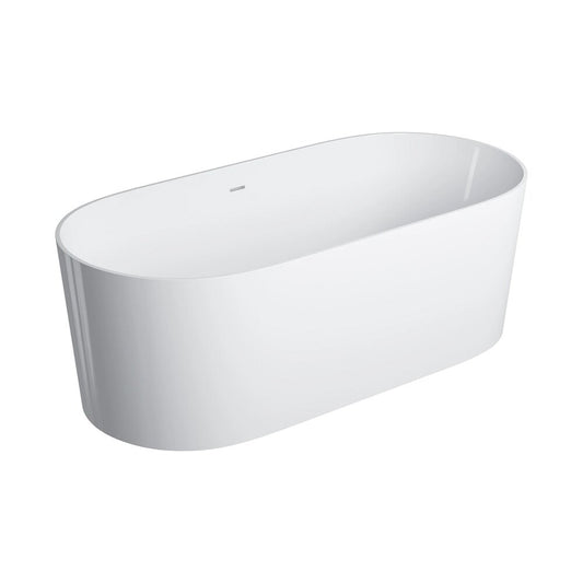Вана freestanding Omnires Ovo M+ композит бял лъскав 160x75 см