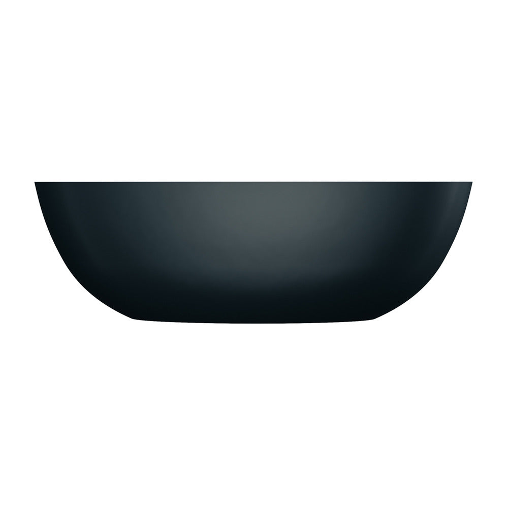 Omnires Shell M+ Freestanding Bathtub in Matte Black 160x75 cm