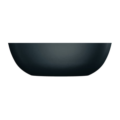 Omnires Shell M+ Freestanding Bathtub in Matte Black 160x75 cm