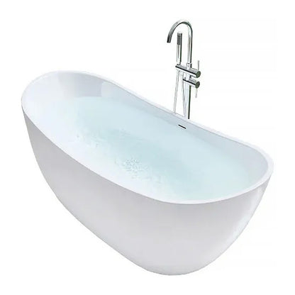 Rea Ferrano Freestanding Bathtub 170x80 cm Glossy White