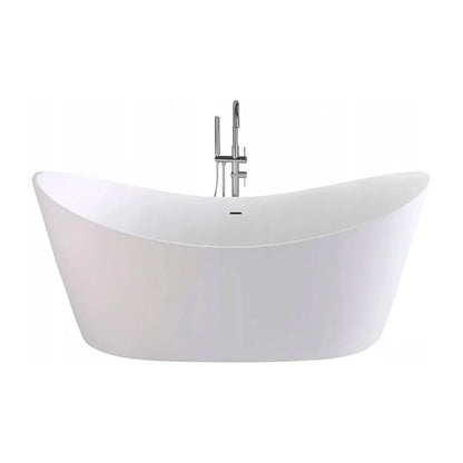 Rea Ferrano Freestanding Bathtub 170x80 cm Glossy White