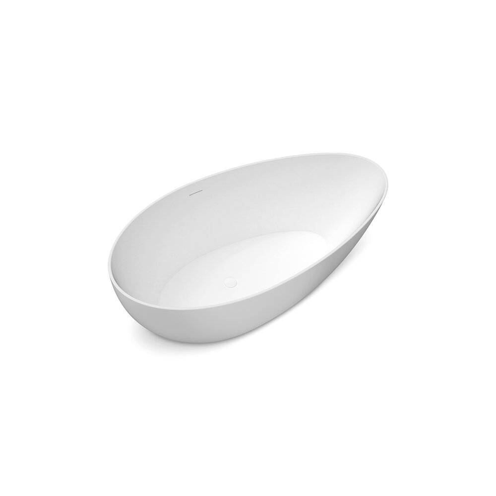 Вана freestanding Rune Agg бяла 160x82 см