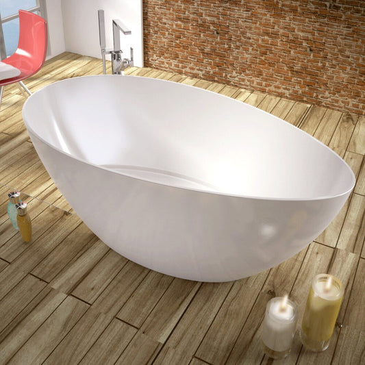 Marmite Cloud Composite Freestanding Bathtub 156x71 cm