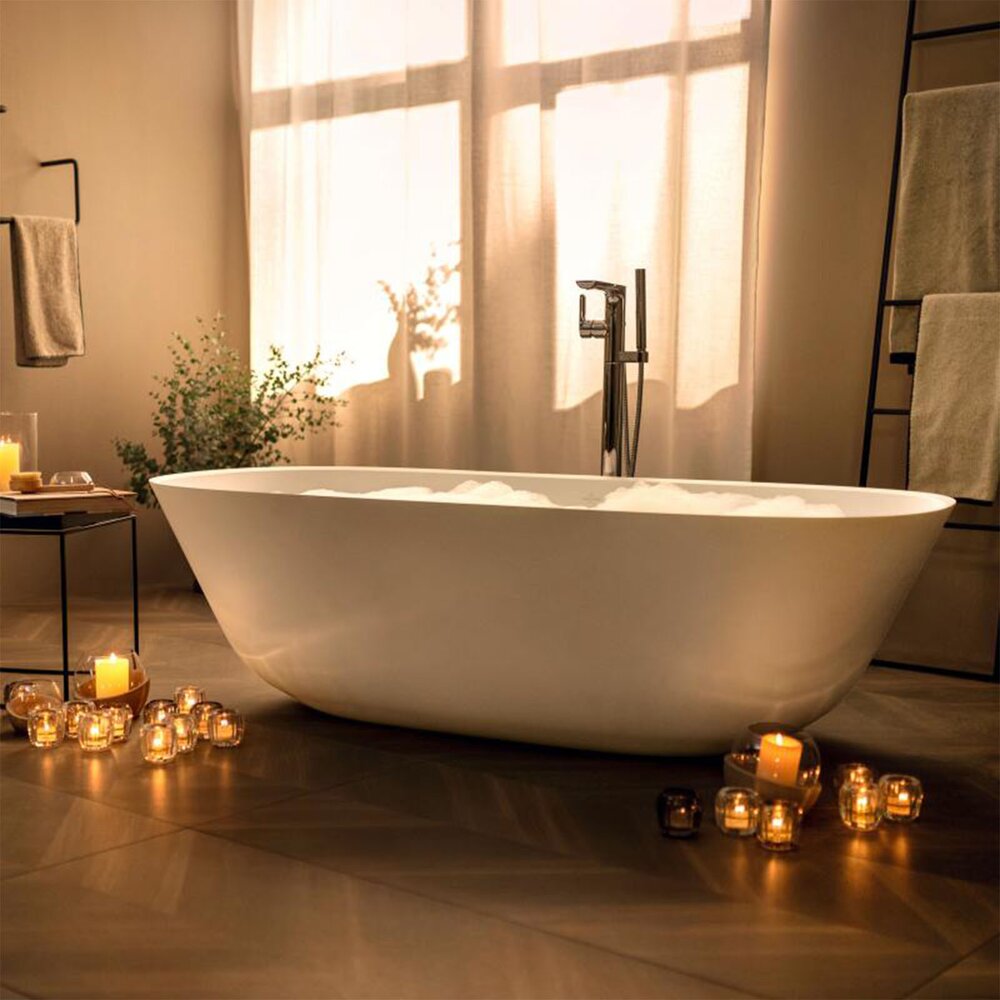 Villeroy&Boch Theano 155x75 cm White Freestanding Bathtub
