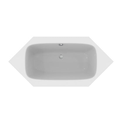 Ъглова вана Ideal Standard i.life хексагонална 190X90 см бяла лъскава