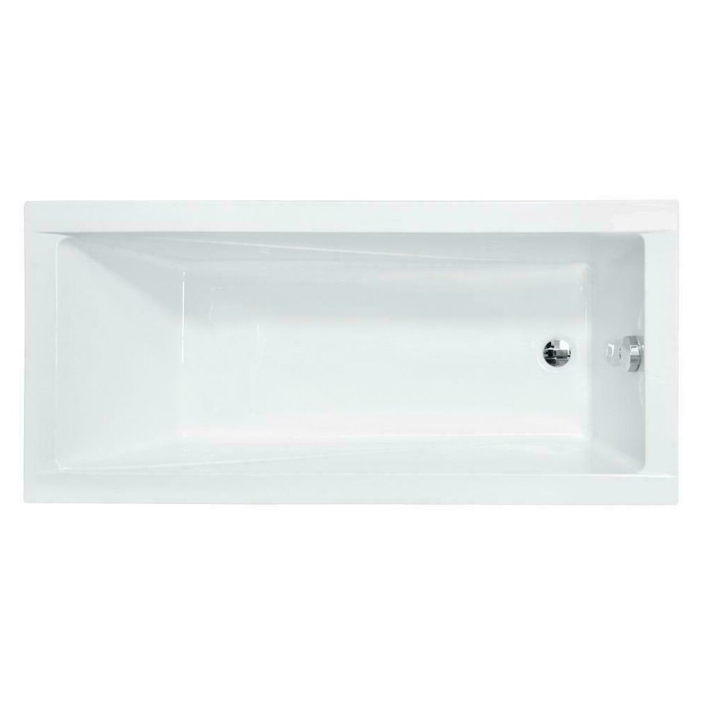 Besco Modern Rectangular Bathtub 130x70 cm