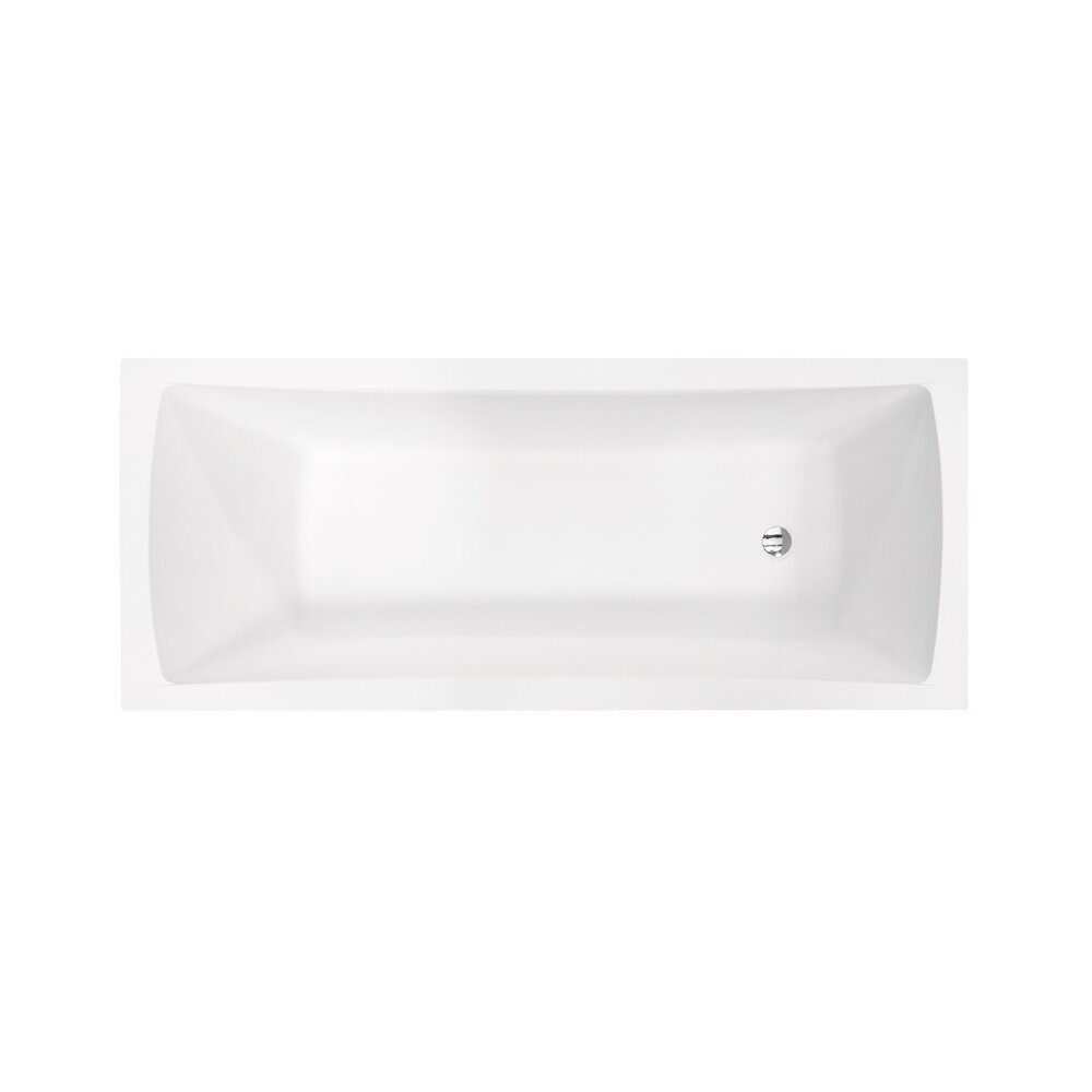 Правоъгълна вана Besco Optima 160x70 см с монтаж с панели