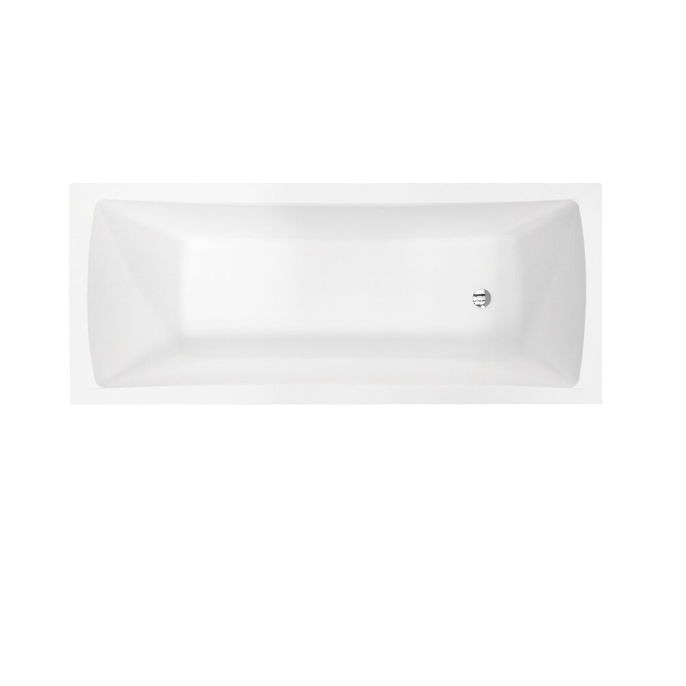 Правоъгълна вана Besco Optima Premium 160x70 см с монтаж с панели