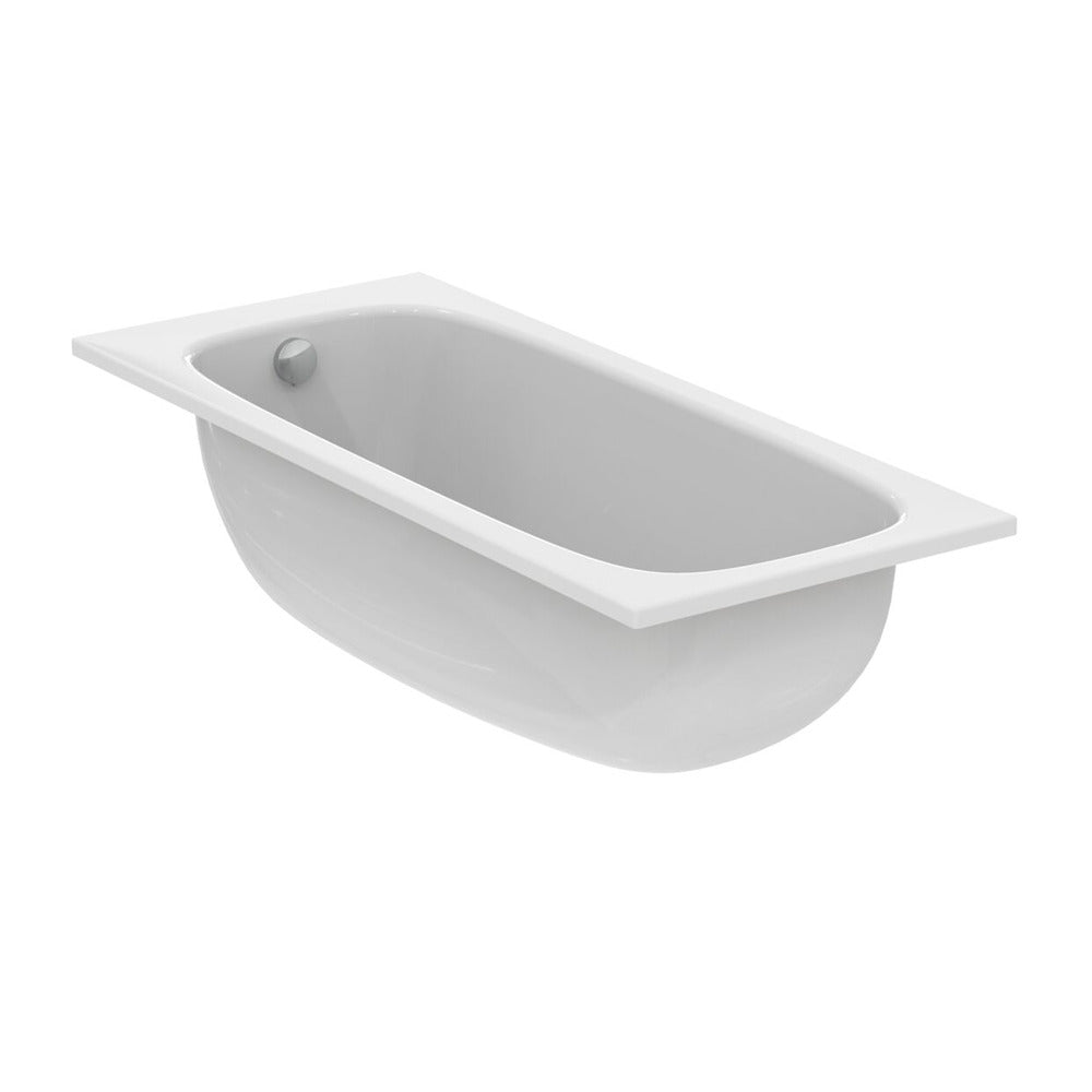 Rectangular Bathtub Ideal Standard i.life glossy white 160X70 cm