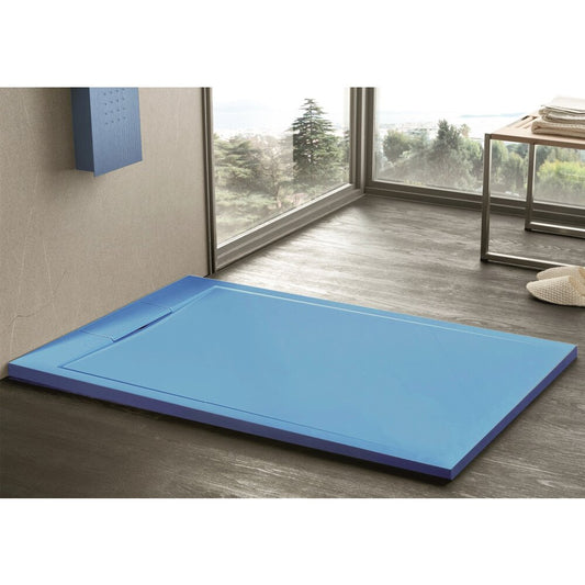 Композитна душкапа Inter Ceramic правоуголна 120x80 см синя