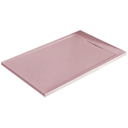 Розова правоъгълна душ кабина Inter Ceramic 120x80 см