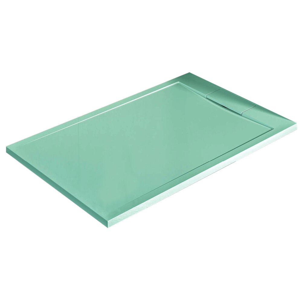 Композитна душка ванна Inter Ceramic правоъгълна 120x80 см мента