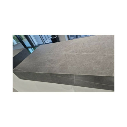 Душ кабина Inter Ceramic правоъгълна композитна 160x80 см финал матова каменна - тъмносива.
