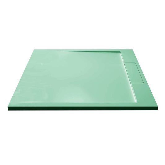 Композиционен душ под с квадратна форма Inter Ceramic 90x90 см мента