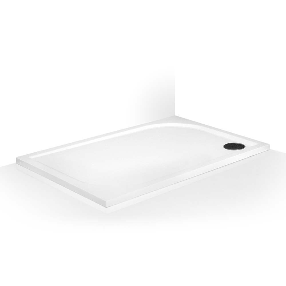 Композитен душ под Roth Rectan-M 120x90 cm бял