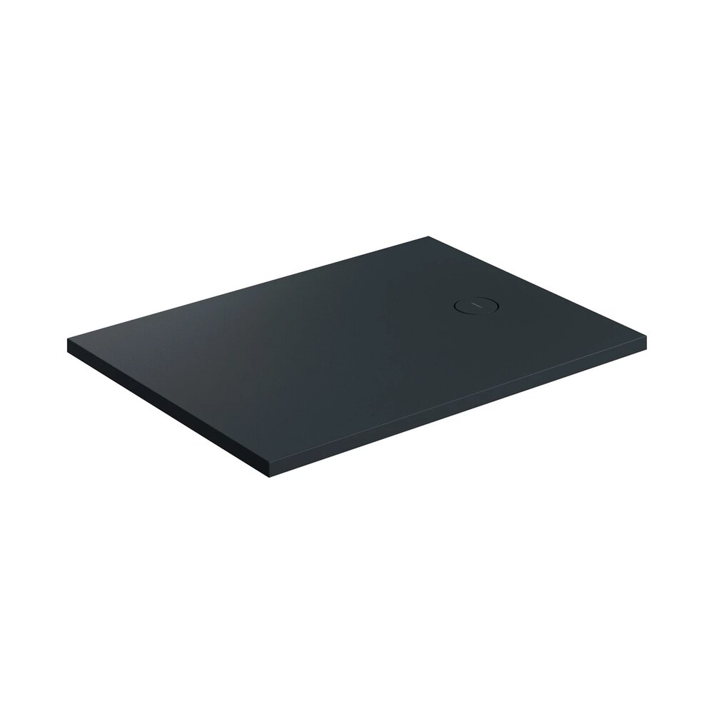 Правоъгълна душ кабина Omnires AquaRock M+ черен мат 80x120 cm