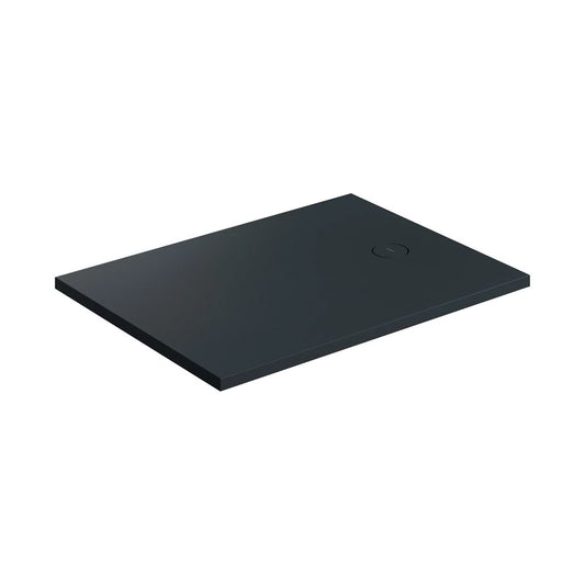 Правоъгълна душ кабина Omnires AquaRock M+ черен мат 80x120 cm