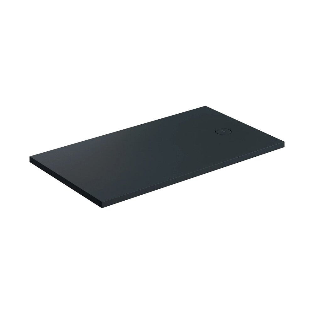 Правоъгълна душ кабина Omnires AquaRock M+ черен мат 80x140 cm
