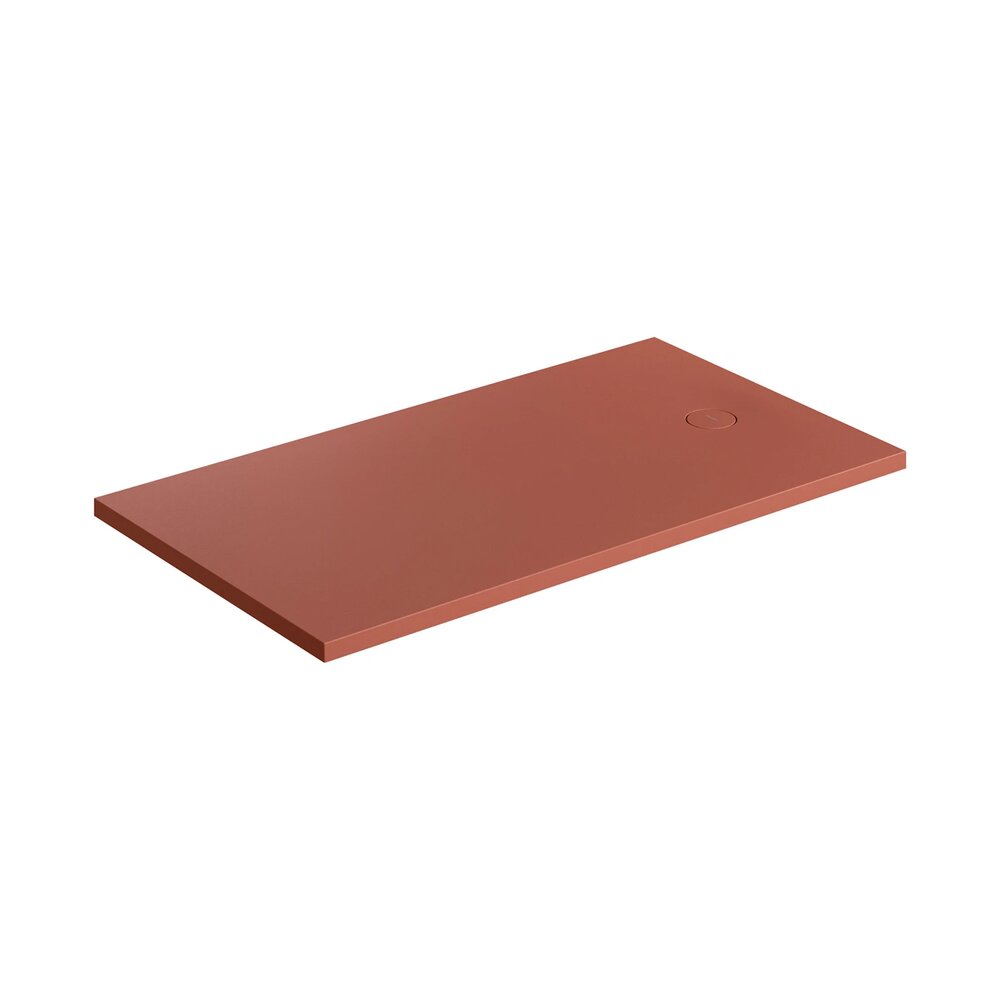 Правоъгълна душ кабина Omnires AquaRock M+ мат terracotta 90x140 cm