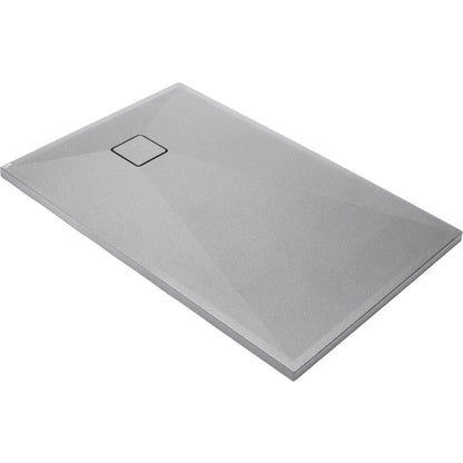 Deante Correo Grey Granite Rectangular Shower Tray 100x70 cm