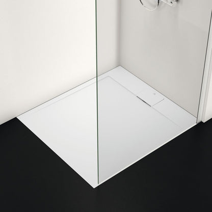 Правоъгълна душ кабина Ideal Standard i.life Ultra Flat S бяла 100x90 см