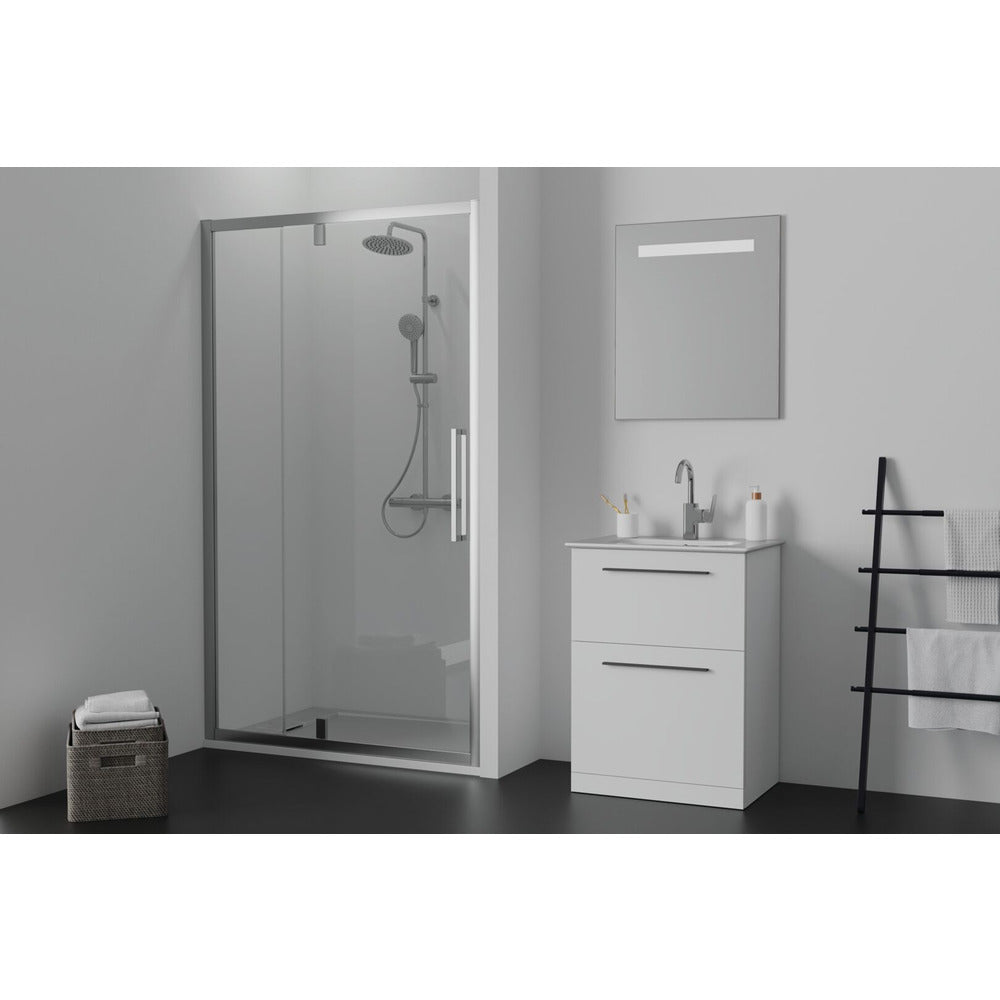 Правоъгълна душ кабина Ideal Standard i.life Ultra Flat S бяла 120x90 см