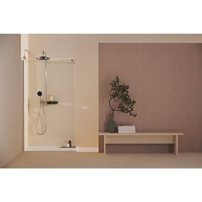 Правоъгълна душ кабина Ideal Standard i.life Ultra Flat S бяла 120x90 см