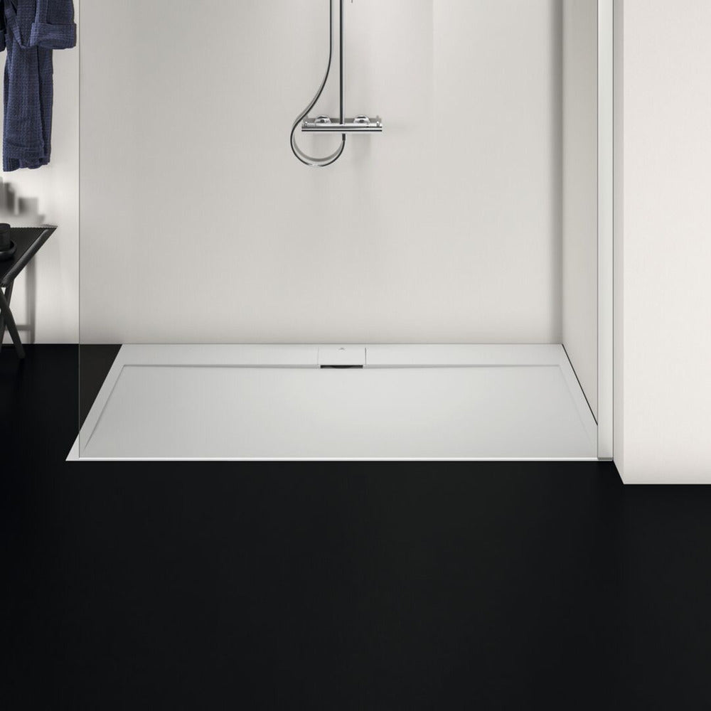 Правоъгълна душ кабина Ideal Standard i.life Ultra Flat S бяла 170x80 см