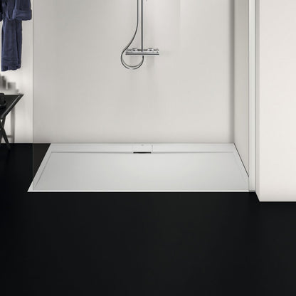 Правоъгълна душ кабина Ideal Standard i.life Ultra Flat S бяла 170x80 см