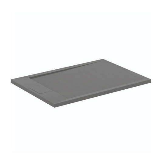 Ideal Standard i.life Ultra Flat S Rectangular Shower Tray Asphalt Grey 100x70 cm