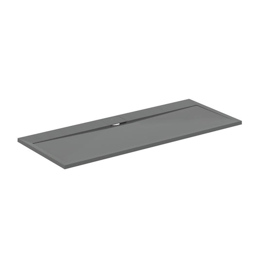 Ideal Standard i.life Ultra Flat S Rectangular Shower Tray Asphalt Grey 170x70 cm