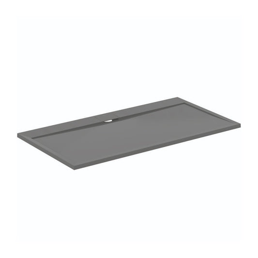 Правоъгълна душ кабина Ideal Standard i.life Ultra Flat S сив асфалт 170x90 см