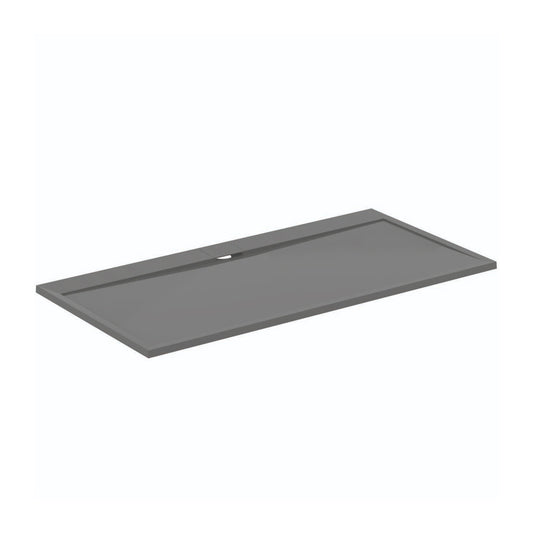 Правоъгълна душ кабина Ideal Standard i.life Ultra Flat S сив асфалтов 200x100 см