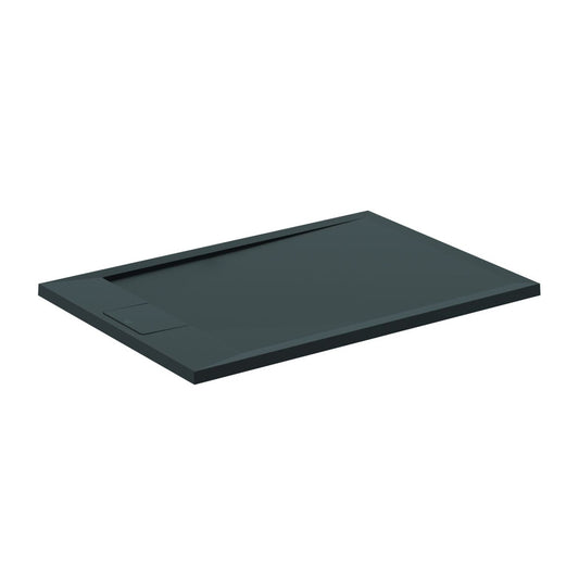 Ideal Standard i.life Ultra Flat S Rectangular Shower Tray Deep Black 100x70 cm