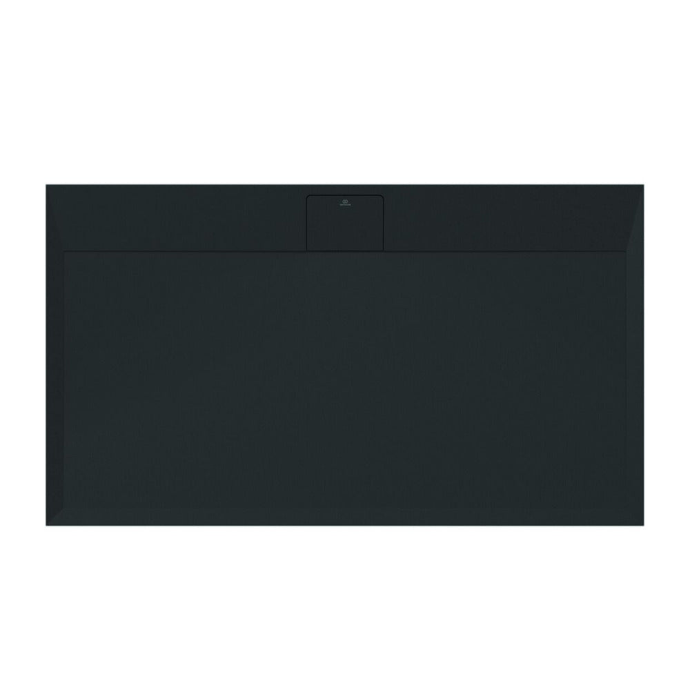 Ideal Standard i.life Ultra Flat S Rectangular Shower Tray Deep Black 140x80 cm