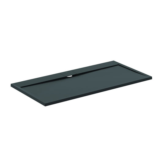 Правоъгълна душ кабина Ideal Standard i.life Ultra Flat S черна интензивна 160x80 см