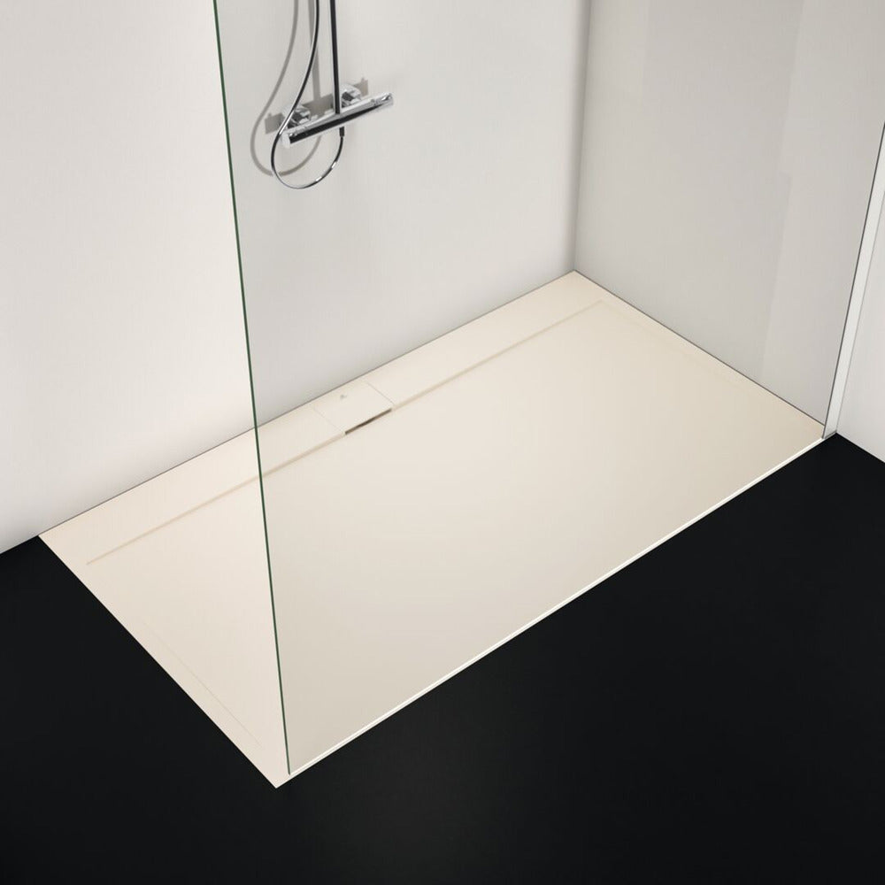 Правоъгълна душ кабина Ideal Standard i.life Ultra Flat S пясъчен 180x100 см