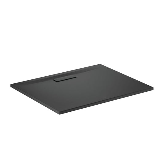 Правоъгълна душ кабина Ideal Standard Ultra Flat New матово черно 100x80 см