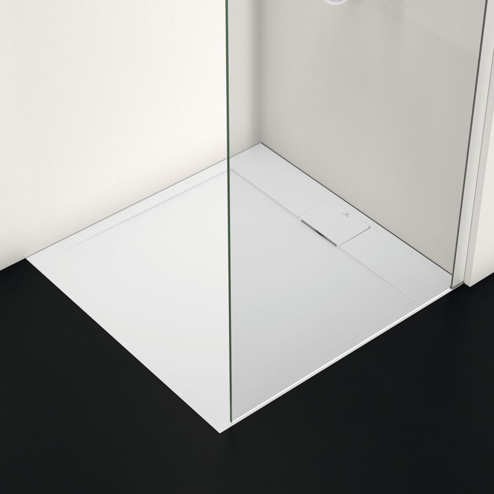 Квадратна душ кабина Ideal Standard i.life Ultra Flat S бяла 90x90 см