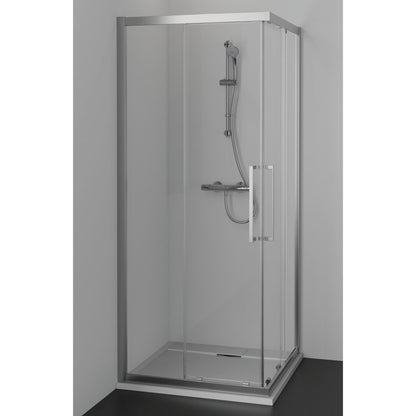Квадратна душ кабина Ideal Standard i.life Ultra Flat S бяла 90x90 см