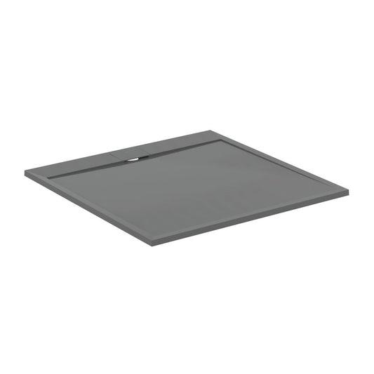 Правоъгълна душ кабина Ideal Standard i.life Ultra Flat S сив асфалтов 120x120 см