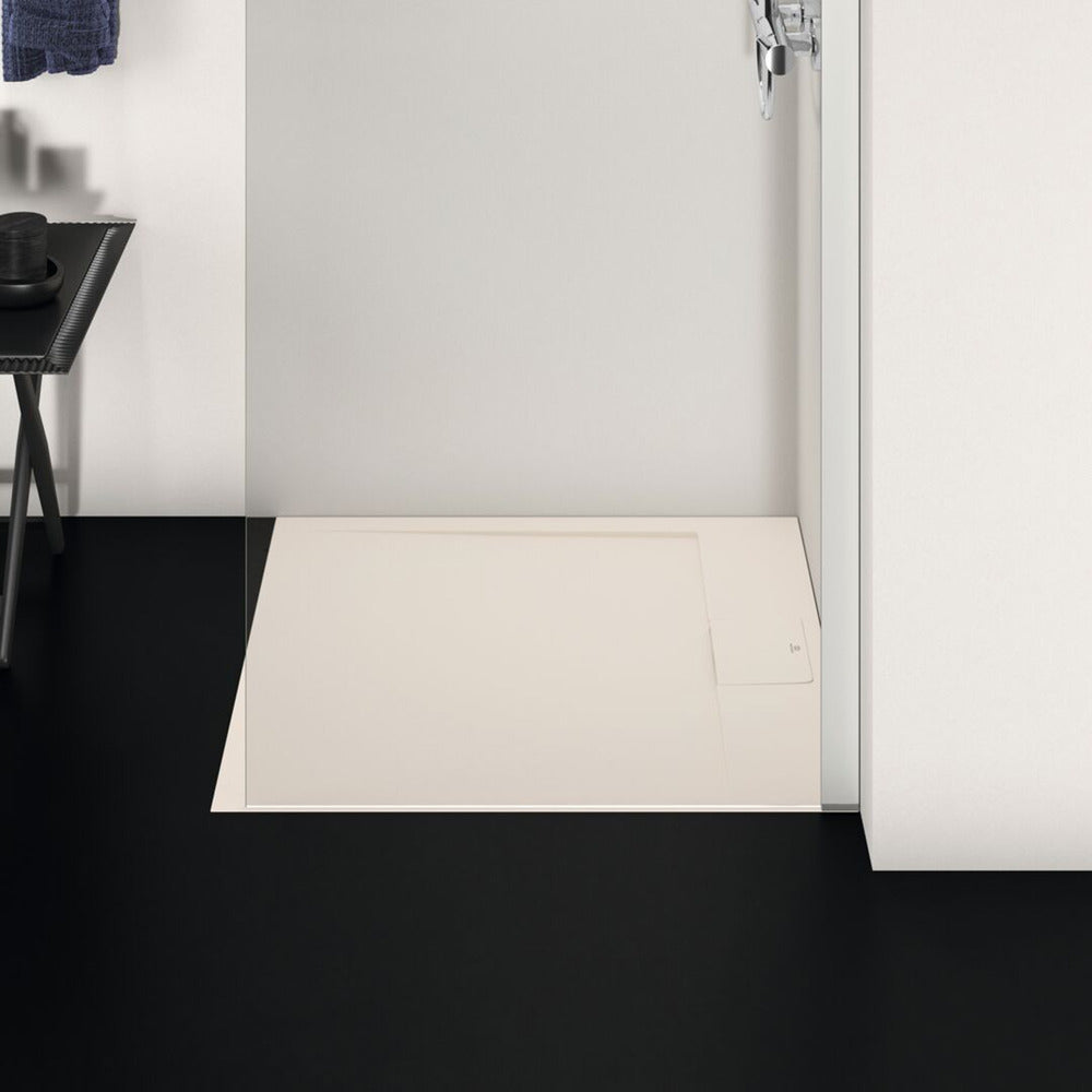 Квадратна душ кабина Ideal Standard i.life Ultra Flat S пясък 70x70 см