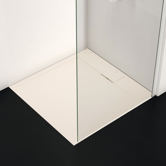 Правоъгълна душ кабина Ideal Standard i.life Ultra Flat S в цвят пясък 90x90 см