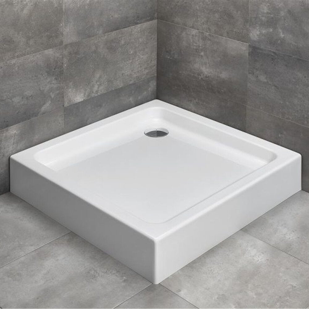 Аcrylic квадратна душ кабина Radaway Siros C Compact 90x90 cm бяла