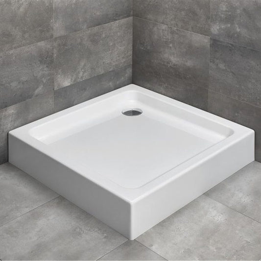 Аcrylic квадратна душ кабина Radaway Siros C Compact 90x90 cm бяла
